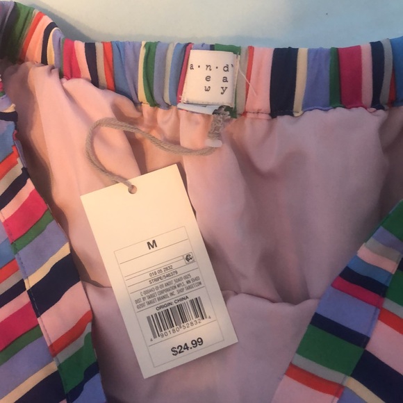 Multicolor asymmetrical skirt - Picture 7 of 8